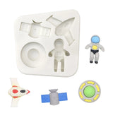 3D Astronaut Silicone Rubber Flexible Food Safe Mould Clay Resin Ceramics