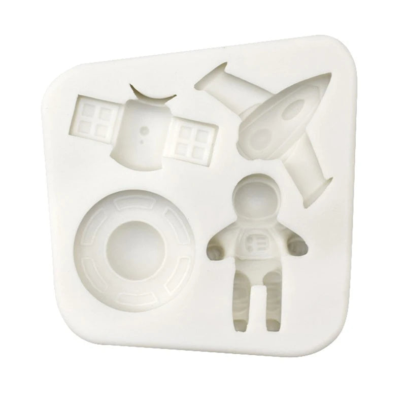 3D Astronaut Silicone Rubber Flexible Food Safe Mould Clay Resin Ceramics
