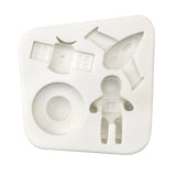 3D Astronaut Silicone Rubber Flexible Food Safe Mould Clay Resin Ceramics
