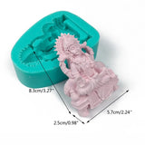 3D Avalokitesvara Shape Epoxy Silicone Mold DIY Crafts Decor