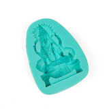 3D Avalokitesvara Shape Epoxy Silicone Mold for DIY Crafts Decorations