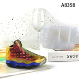 3D Basketball Shoes Silicone Molds DIY Chocolate Plaster Candle Resin Molds