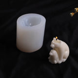 3D Bear Epoxy Resin Mold DIY Crafts Ornaments Candle Soap Silicone Mould