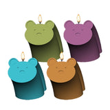 3D Bear Face Epoxy Resin Mold DIY Crafts Plaster Candle Making Tool