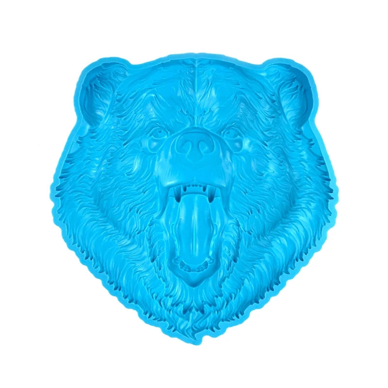 Bear Head Pendant Resin Mold DIY Wall Art Decor Silicone Mold