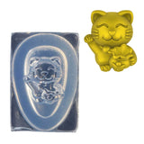 3D Bear Goldfish Nail Art Decorations Resin Mold DIY Jewelry Tools