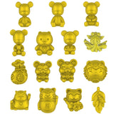 3D Bear Goldfish Nail Art Decorations Resin Mold DIY Jewelry Tools