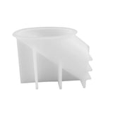 3D Beveled Cylinder Shape Silicone Mold for Epoxy Casting