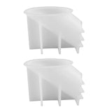 3D Beveled Cylinder Shape Silicone Mold for Epoxy Casting