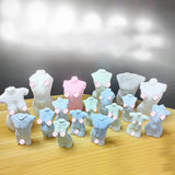 3D Body Shape Candle Epoxy Resin Mold Female Male Body Model Ornaments