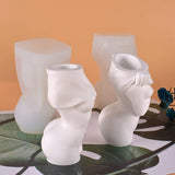 3D Body Shape Resin Plant Mold Flower Pot Pen Holder