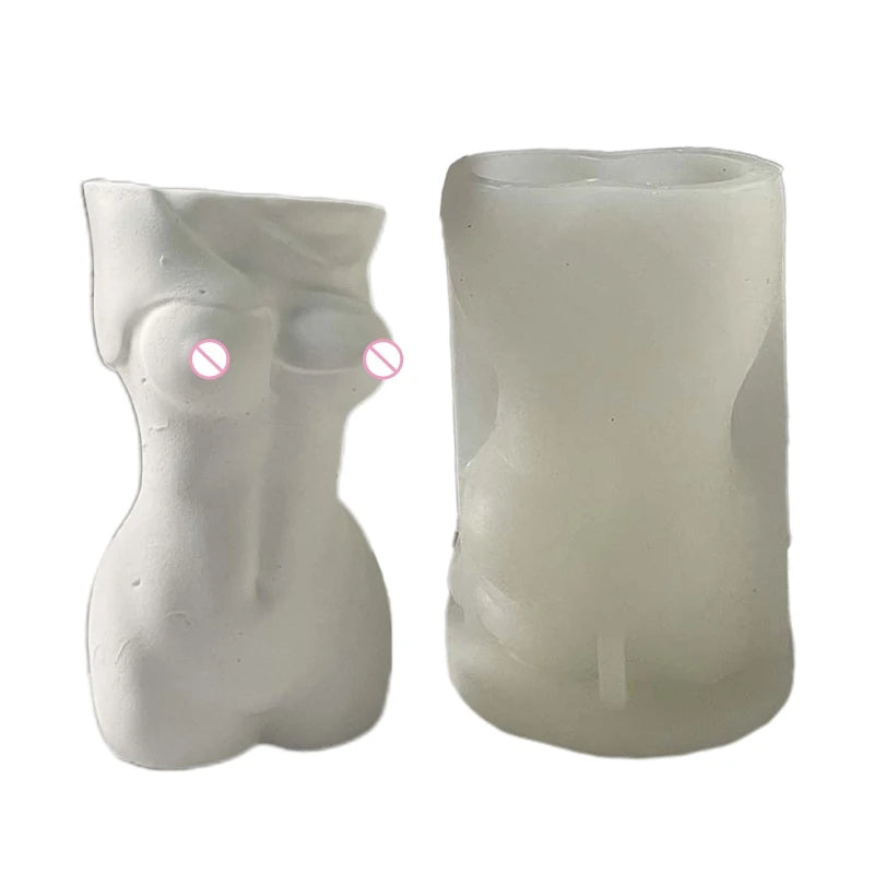3D Body Shape Silicone Mold Female Model Resin Mold for DIY Jewelry Craft Making