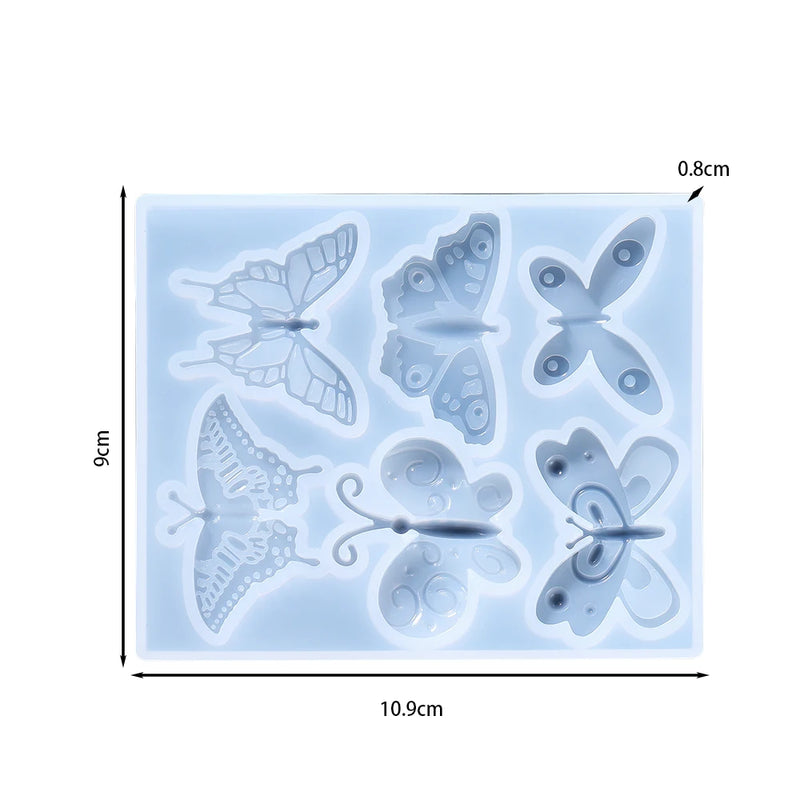 Butterfly Wing Earring Silicone Mold for DIY Resin Craft