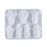 3D Cactus Keychains Crystal Epoxy Resin Mold Silicone Mould