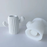 3D Cactus Shape Silicone Flower Pot Mold Succulent Planter Resin Mold