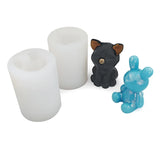 3D Candle Silicone Mold Cat Rabbit Mold for Candle Cake Chocolate