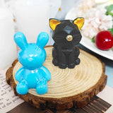 3D Candle Silicone Mold Cat Rabbit Mold for Candle Cake Chocolate