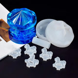 3D Carousel Horse Epoxy Resin Silicone Mold DIY Casting Crystal Ornament
