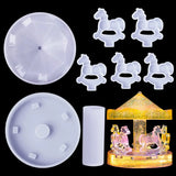 3D Carousel Horse Epoxy Resin Silicone Mold DIY Casting Crystal Ornament