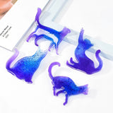 3D Cartoon Cat Brooch Crystal Epoxy Resin Mould Jewelry Silicone Mold DIY Craft