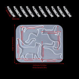 3D Cat Brooch Epoxy Resin Silicone Mold DIY Jewelry Art Craft Pendant
