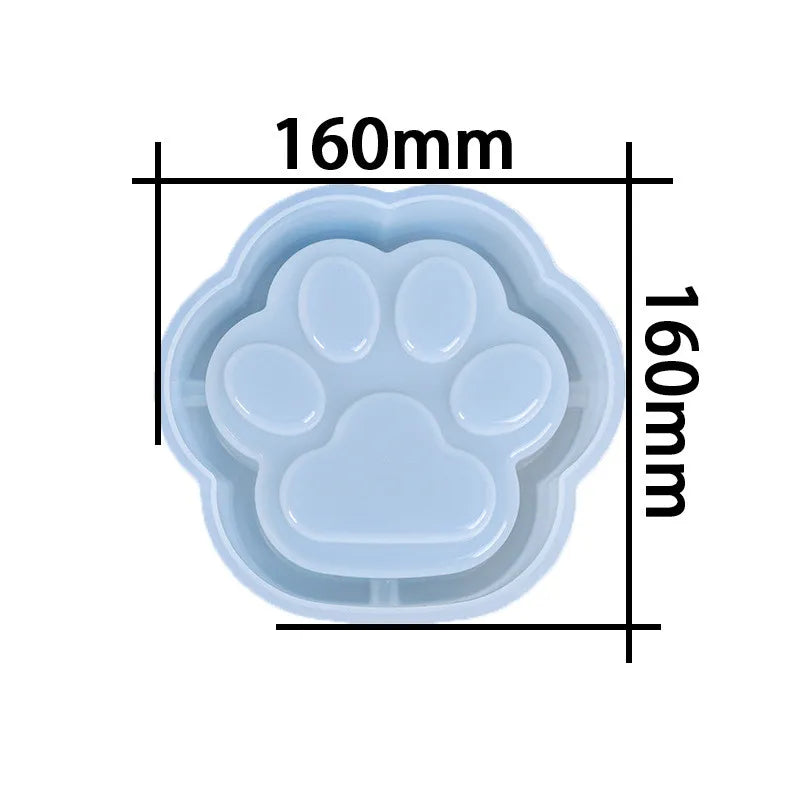 3D Cat Paw Ashtray Storage Box Silicone Mold