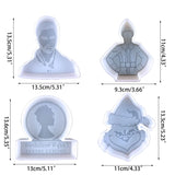 3D Character Silicone Molds Epoxy Resin Mold DIY Candle Soap Tools