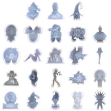 3D Character Silicone Molds Epoxy Resin Mold DIY Candle Soap Tools