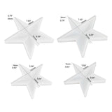 3D Christmas Tree Top Light Star Silicone Mold DIY Crafts Charms Jewelry Light
