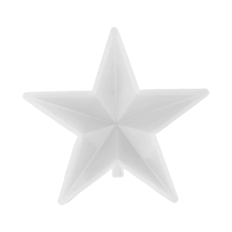 3D Christmas Tree Top Light Star Silicone Mold for Epoxy Resin DIY Crafts