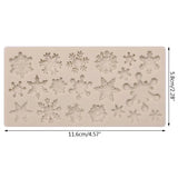 3D Christmas Snowflake Chocolate Silicone Mold