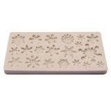 3D Christmas Snowflake Chocolate Silicone Mold