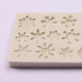 3D Christmas Snowflake Chocolate Silicone Mold