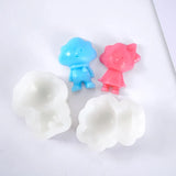 3D Clouds Boy and Girl Silicone Mold for Fondant Cake Decor