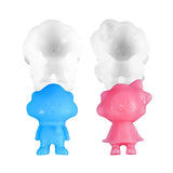 3D Clouds Boy and Girl Silicone Mold for Fondant Cake Decor