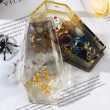 3D Coffin Shape Candle Silicone Mold DIY Storage Box Plaster Crafts Making