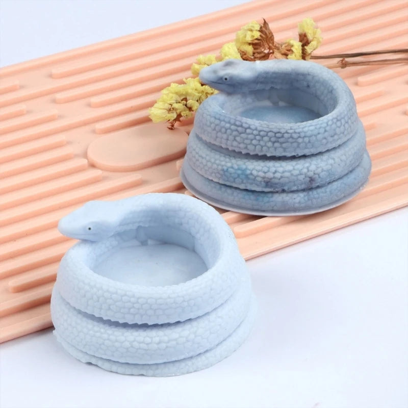 3D Coiled Snake Holder Molds for Party,Home-Decor, Outdoor Non-stick