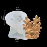 3D Coral Candle Silicone Mold DIY Aromatherapy Candle Plaster Soap Mould