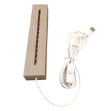 LED Lighted Base Stand for 3D Crystals Glass Resin Art