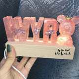 LED Lighted Base Stand for 3D Crystals Glass Resin Art