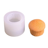 3D Cupcake Shape Silicone Mold Candle Making Tool DIY Candle Moulds Ornaments