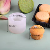 3D Cupcake Shape Silicone Mold Candle Making Tool DIY Candle Moulds Ornaments