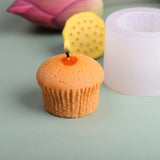 3D Cupcake Shape Silicone Mold Candle Resin Making Tool DIY