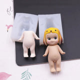 Cartoon Boy Body Silicone Mould for DIY Wax, Clay - Baby Shower Birthday Tool