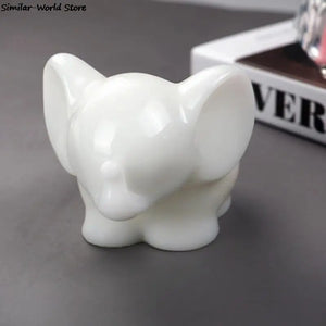 3D Elephant Flowerpot Concrete Silicone Molds for DIY Plaster Resin Mould