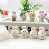 3D Rabbit Silicone Mold Bunny Candle DIY Ornament Resin Crafts Non-stick