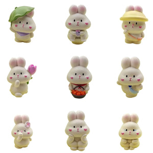 3D Rabbit Silicone Mold Bunny Candle DIY Ornament Resin Crafts Non-stick