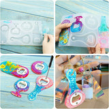 3D DIY Crystal Resin Silicone Mold Beer Wrench Corkscrew Bottle Opener Mold