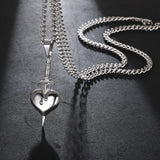 3D Stainless Steel Men's Necklace Gothic Punk Pendant