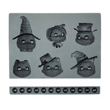 Devil Cat Resin Molds Witch Cat Head Silicone Molds